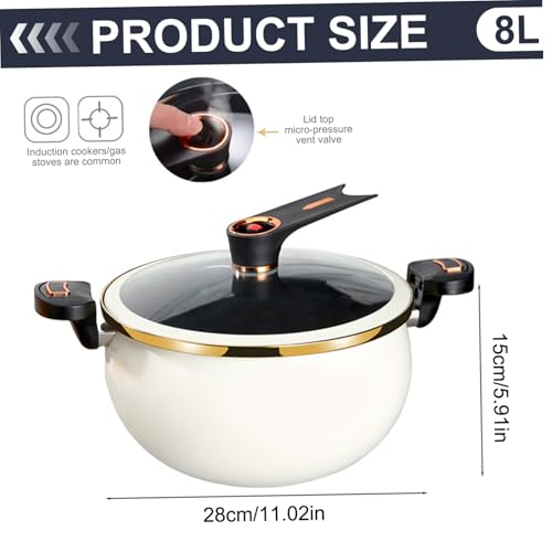 Olla a presión de hierro 8L miniatura 4