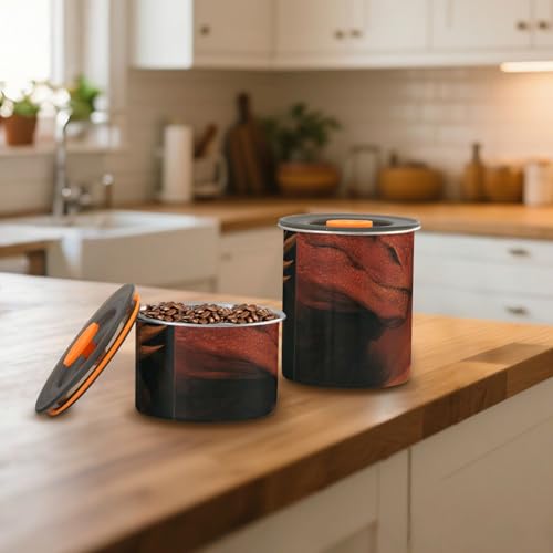 Contenedor hermético para café acero inoxidable 900ml miniatura 7