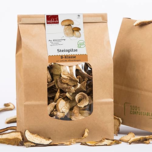 200g Bio Steinpilze - Getrocknete Pilze Vegan / Getrocknete Steinpilze | Pilze Wohlrab Cover