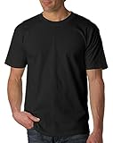 Bayside Apparel mens 6.1 oz. Basic T-Shirt(BA5100)-BLACK-XL