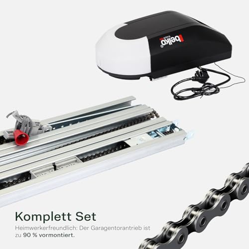 Belko® Garagentorantrieb EcoLift 800 für Schwing- & Roll-Tore bis 12m², inkl. 2 Fernbedienungen...