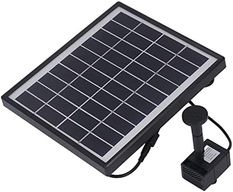 OKJHFD Solar Fountain Outdoor Solar Fountain Pump, 10V 6W Easy Install Power Supply for Garden, Pond, Swimming Pool and Fish Tank Other Places Kit