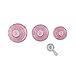 Bakelicious 9-in-1 Nesting Measuring Cup and Spoon Set, Pink