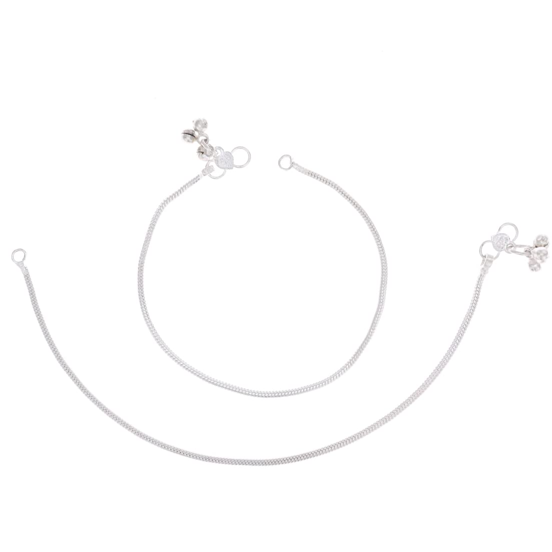 AanyaCentric Silver Plated Traditional Anklets Payal - Classic and Stylish Anklet for Women and Girls (B0C6LV754P) Amazon Price History, Amazon Price Tracker