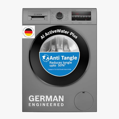 Bosch 8 kg 5 Star Fully-Automatic Front Loading Washing Machine (WAJ2846PIN, Titanium, AI active water plus, In-Built Heater) Bosch 8 kg 5 Star Fully-Automatic Front Loading Washing Machine (WAJ2846PIN, Titanium, AI active water plus, In-Built Heater)