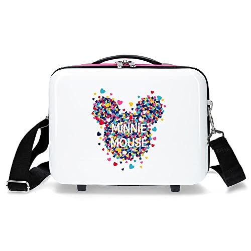 Trousse de toilette Disney Magic fille : le cadeau utile blanc de 29 x 21 x 15 cm
