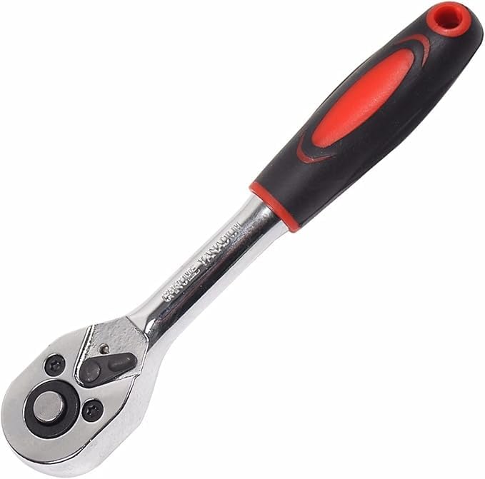 SQUADO Set di chiavi a bussola combinate Daiwa da 8 pollici (20,3 cm), con attacco esagonale da 1/4 e 1/2 pollici (6,35 e 12,7 mm) Riparazione Auto 46 pcs