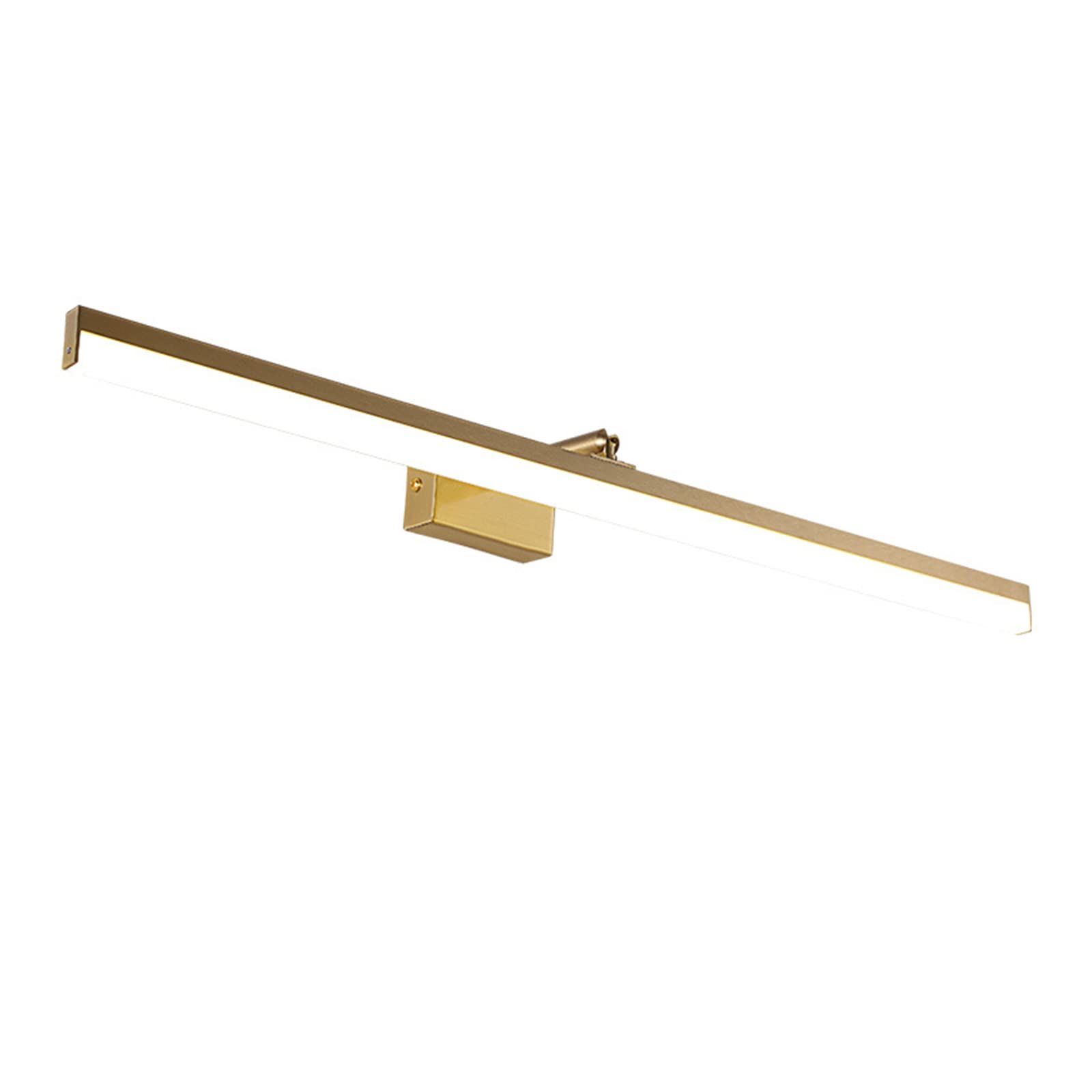 Badezimmer Spiegel Beleuchtung Frontlicht Dekorative Spiegelleuchte Spritzwassergeschützt Wasserdicht Wasserdicht Spiegel Badezimmer Lampe Gold Winkel Einstellbare Spiegel Badleuchte 41cm