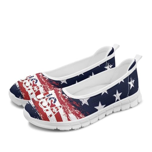 Doojoayie Womens Slip On Loafers with Arch Support Flat Shoes for Work Comfortable