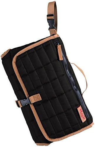 MAMAN Portable Changing Diaper Pad Station - Waterproof Cushioned Diaper Changing Mat Organizer for Baby Boys and Girls