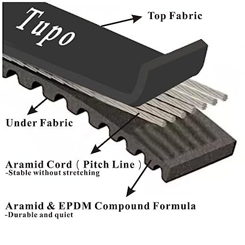 Image of Tupo 669-18-30 Belt | Aramid Fiber For 50cc 49cc Roketa Baja Tank Jmstar Taotao Jonway Vespa Scooter Moped ATV that Equipped with GY6 139QMB Engine