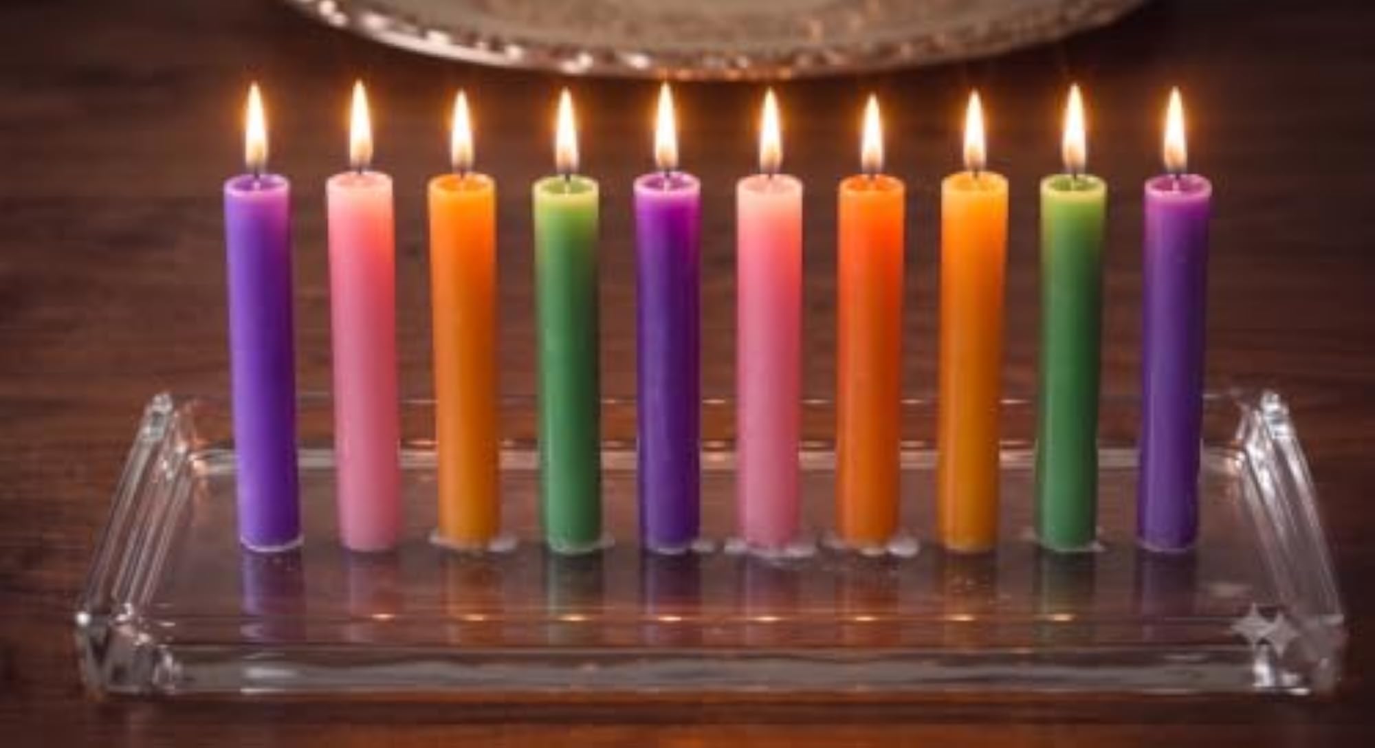 Spell Chime Candles, 24 Piece Multi Colour Pack