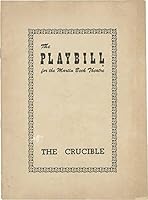 The Crucible (Original playbill for the Broadway premiere of the 1953 production) B09TP4YCWP Book Cover
