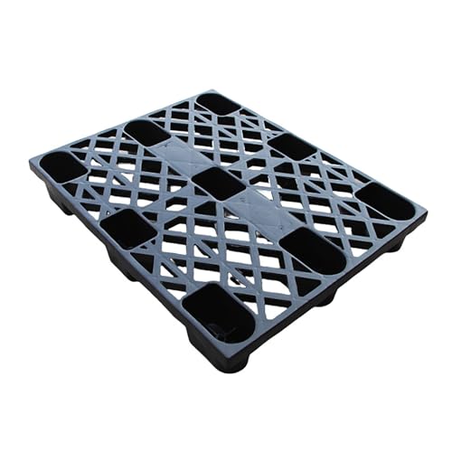 Lekka paleta z tworzywa sztucznego, polietylen, nośność statyczna 1,2 kg, blokująca podkładka do przechowywania z oddychającymi kratkami, 120 x 100 x 14 cm