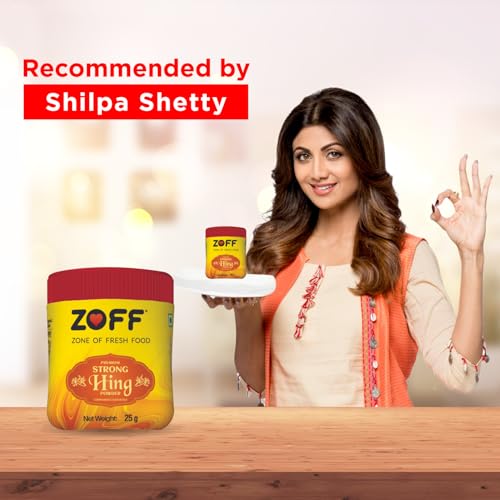 Image of Zoff Strong Hing | Asafoetida Powder with Robust Aroma | Aids Digestion & Relieves Bloating | Hygienic Packaging for Freshness | Hing Powder 25g (3 * 25g) (Pack of 3)