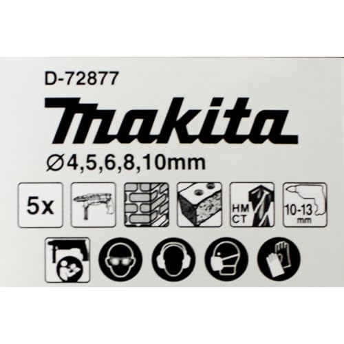 Miniatura 5 de Makita D-72877 - Juego de brocas (5 piezas)