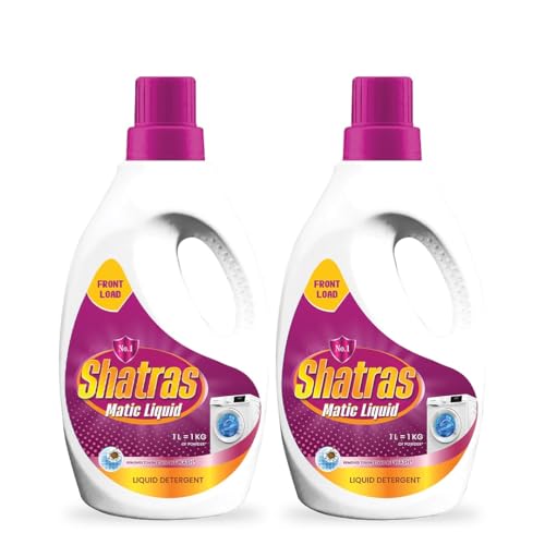 Image of SHATRAS Matic Top Load Liquid Detergent | Stian Remover | 99.9% Germ Protection | Bio Stain Power & Ultra Color Care (Pink 2)