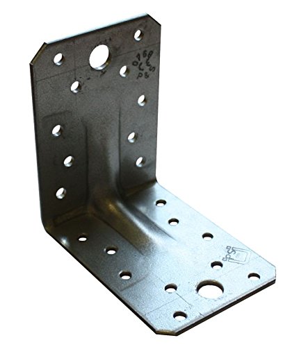 Winkelverbinder, verzinkt, entgratet, mit Sicke 90x90x65x2.5 mm (50 ST)