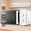 Microondas sin Grill básico de 20 Litros, 700w de potencia Sencillo, temporizador 30min. 5 potencias y descongelación. Fácil de usar #2