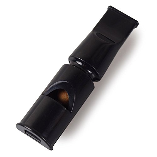 Acme United Europe Acme Doppeltonpfeife No. 641, Schwarz 6 cm - Hundepfeife für die Hundeausbildung, Hundeerziehung und für Das Hundetraining