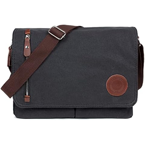 LOSMILE Bolsa Bandolera de Tela de Lona para Hombre Cover
