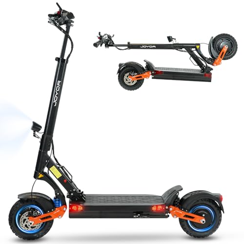 Image of Electric Scooter Adults 1600 /4000 /6000W Motor 50 Miles Long Range & 40 /45 /50 MPH Top Speed 10 inch Off Road Tire Folding E-Scooter 60V /48V 20.8AH Battery Kick Scooter with Detachable Seat for Commuter