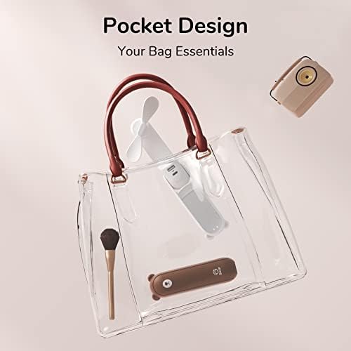 JISULIFE Handheld Fan, 3 IN 1 Mini Hand Fan, Portable USB Rechargeable Small Pocket Fan, Battery Operated Fan [14-21 Working Hours] with Power Bank, Flashlight Feature for Women,Travel-White
