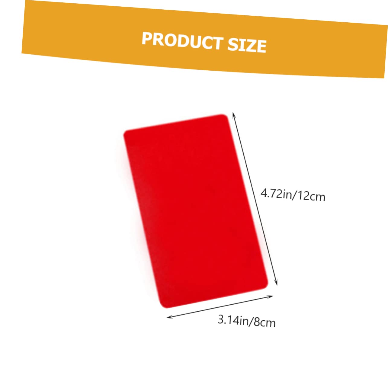 GOOHOCHY 2 Sets Standard Soccer Referee Cards Red Yellow Portable Kit Perfect for Training Matches