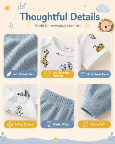 Image of Baby Boy Girl Clothes Preemie Newborn Must Have Infant Essentials Outfits 20 Piece Clothing 0-18 Months