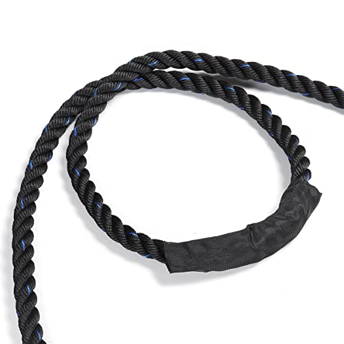 TENGGO Corda de salto pesada de 25 mm para treinamento pesado pesado batalha pulando cordas muscular