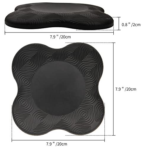 GoYonder Yoga Knee Pads 2 Pack, Yoga Knee Cushion Thick Exercise Pads for Knees Elbows Wrist Hands Head Foam Pilates Kneeling pad - Thumbnail 4