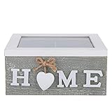  tongzhou Teekiste Holzschmuck Aufbewahrungsbox Teekanne Home Office Desktop Dekoratives Ornament Geschenk