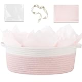 OIAHOMY Gift Basket Empty with Handle, 13.4