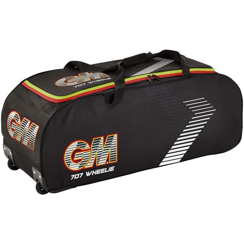 Bolsa de críquet 707 Wheelie GM con ruedas todo terreno y capacidad de 92 litros