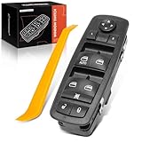 A-Premium Power Master Window Switch Compatible with Jeep & Dodge Models - Liberty 2008-2012, Journey 2009-2010, Nitro 2007-2011 - 8+13 Pins - Front Driver - Replace# 4602632AH, 4602632AB, 04602632AC