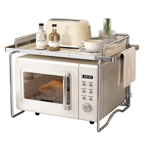 Support de four à micro-ondes robuste avec cadre en métal durable - 2