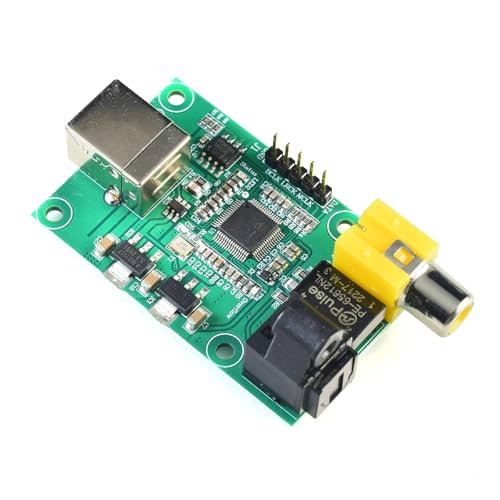 Módulo controlador auditivo USB a 24 bits LJMSA9123 con salidas SPDIF e I2S, transmisión de audio de alta resolución hasta 192 kHz