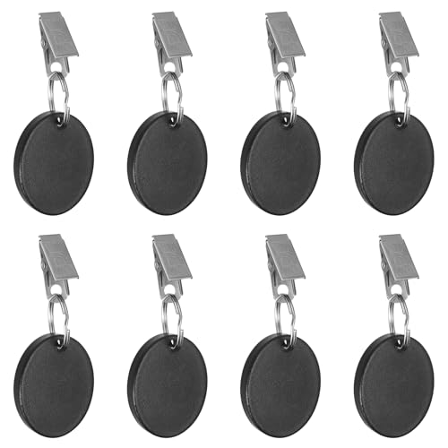 8 Pcs Poids pour Nappes Extérieur, Pince Nappe pour Table de Jardin, Poids de Lestage, Pince pour Nappe de Table Exterieur avec Pinces et Anneaux Porte-clés pour...
