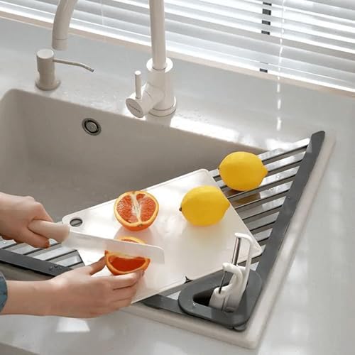 Organizador de fregadero triangular para ahorrar espacio en la cocina de tu caravana 5