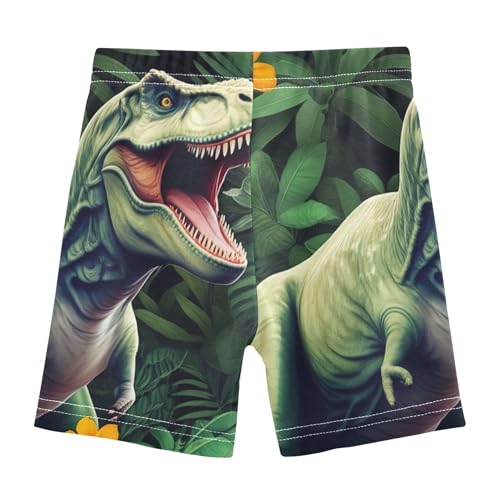 Joisal Cotton Shorts for Under Dress Cute Green Dinosaur Toddler Girl Biker Shorts 4t Summer Outfits2