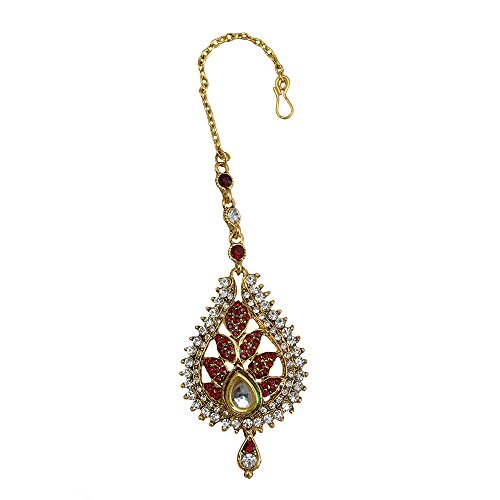 Earring and Maang Tika Set with Intricate Design