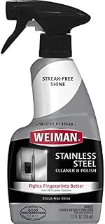 Weiman Stainless Steel Cleaner & Polish, 12 fl oz (355ml)