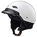 LS2 Helmets Unisex-Adult Half-Size-Helmet-Style Bagger Helmet (Pearl White, Medium)