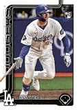 2025 Topps #68 Hunter Feduccia RC Rookie Los Angeles Dodgers MLB Series 1 Baseball Base Trading Card