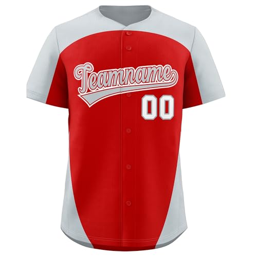 Camiseta de béisbol personalizada para hombre y mujer, con impresión de nombre, número y logo miniatura 1