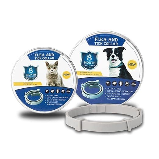 Generic Anti-Lice TPE Silicone Waterproof Flea Collar Insect Repellent Loop for Pets Dogs in Grey Colour (B0CVXHGM57) Amazon Price History, Amazon Price Tracker