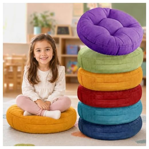 Waterproof Round Floor Cushions for Kids