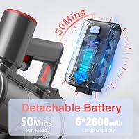 Vacuum Cleaners for Home, 580W/55Kpa Cordless Vacuum Cleaner for Pet Hair — image 3