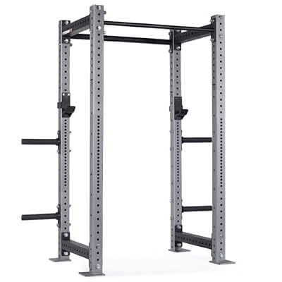 Titan Fitness X-3 Series Bolt-Down Power Rack, Rackable 1650 LB Cage, 1.25 and 2 Pull Up Bars, Standard J-Hooks, Weightlifting and Strength Training