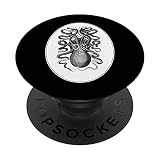 pieuvre kraken calmar seiche surfeur de plage vintage PopSockets PopGrip - Support et Grip pour Smartphone/Tablette avec un Top Interchangeable